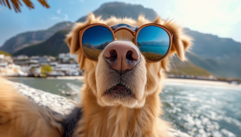 découvrez le secret de ce chien star d'instagram pour prendre des selfies incroyables lors de ses voyages !